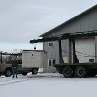 Tank Being Lifted